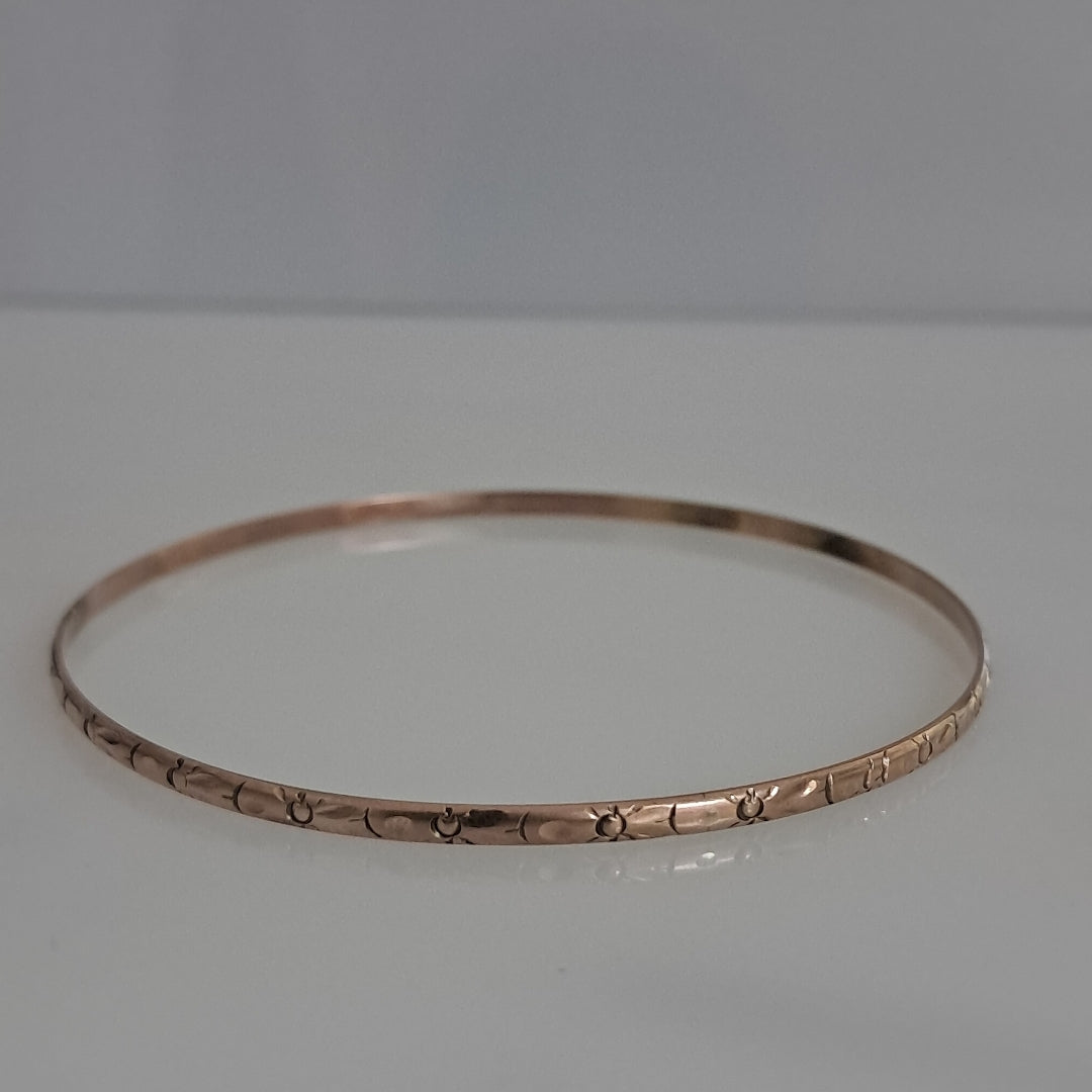 PULSERA RIGIDA ORO 8 K 3.9 GRMS (SEMINUEVO)