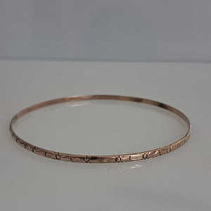 PULSERA RIGIDA ORO 8 K 3.9 GRMS (SEMINUEVO)