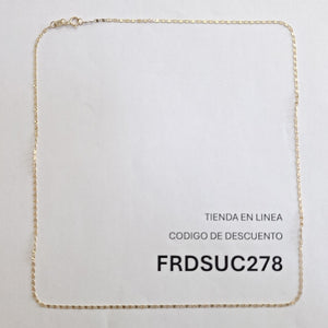 CADENA ORO 10 K 1.9 GRMS (SEMINUEVO)