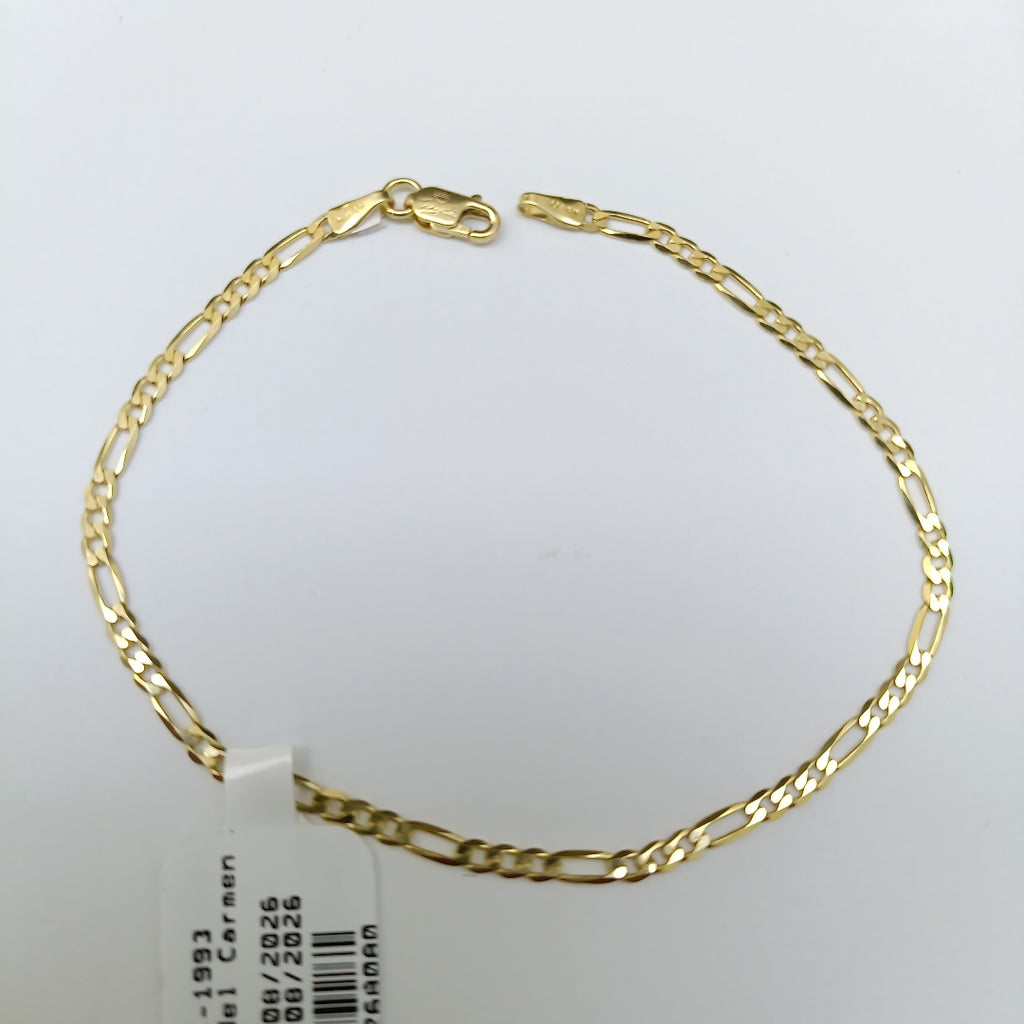 PULSERAS DAMA CARTIER 3 1 AMARILLA ORO 14K 1.9 (NUEVO)