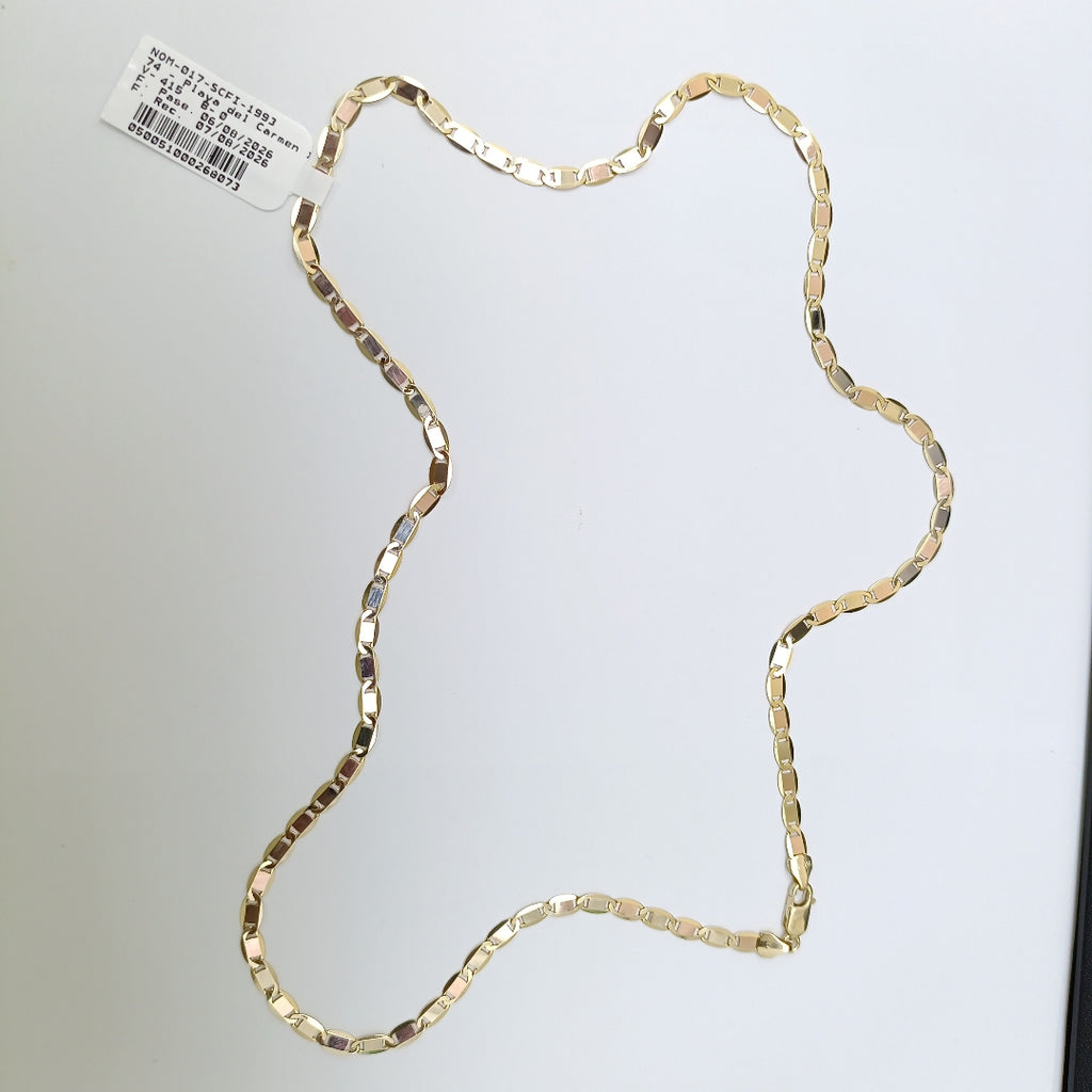 CADENAS VALENTINA/ESPEJO ORO 14K 9.9 (NUEVO)