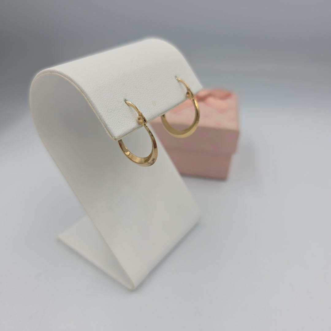 ARRACADAS PAR ORO 14 K 1.2 GRMS (SEMINUEVO)
