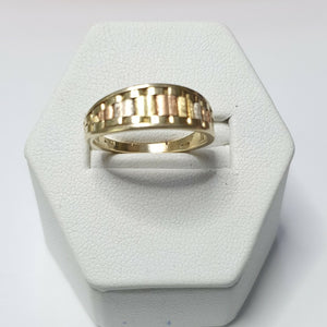 ANILLITO ORO, ORO COMBINADO 14 K 3.2 GRMS (SEMINUEVO)