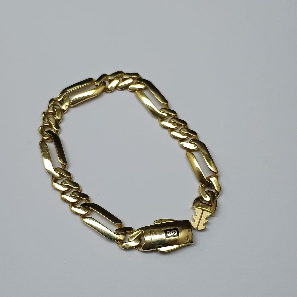 PULSERA MONACO ORO 14K 9.3 (NUEVO)