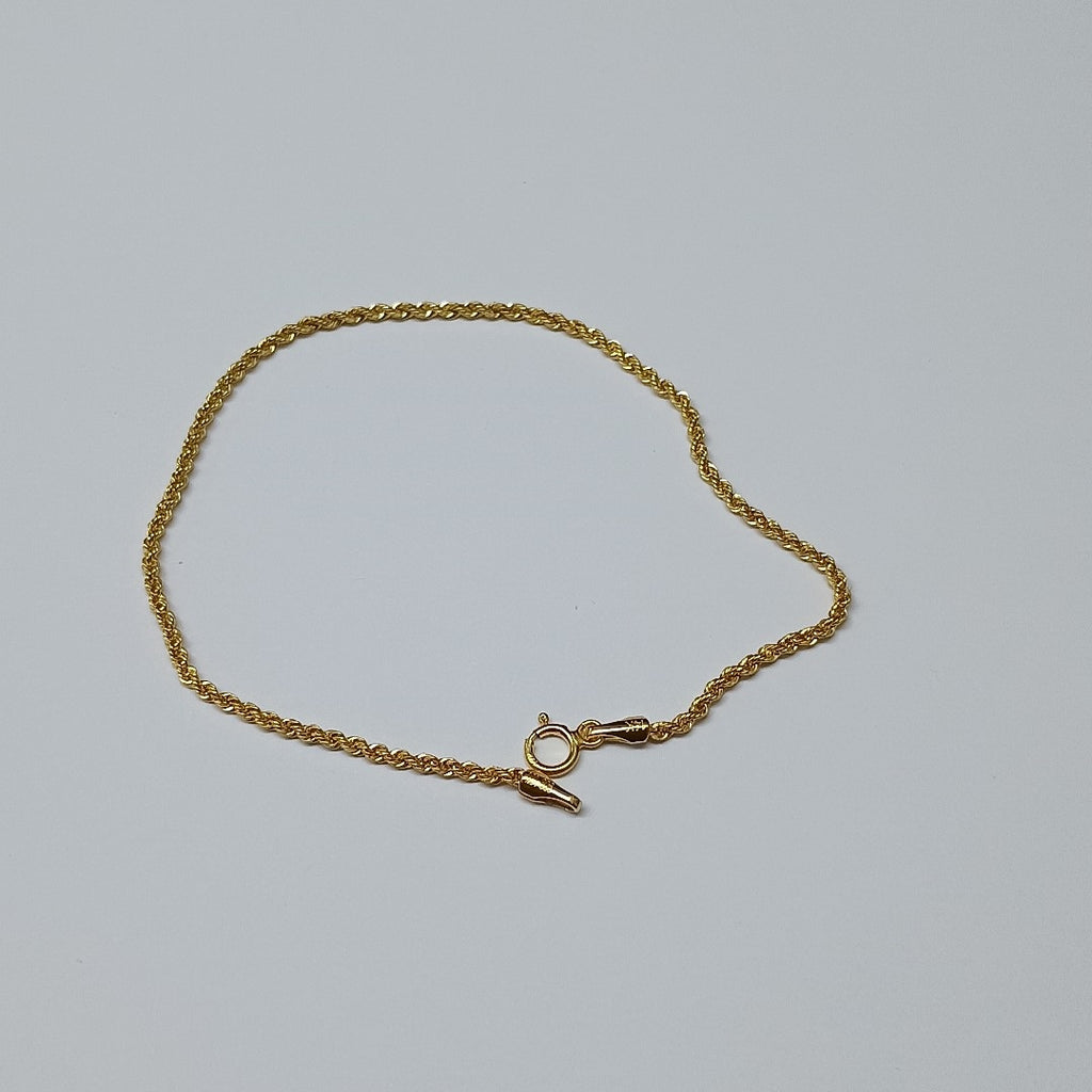 PULSERAS DAMA TORSAL ORO 14K 0.7 (NUEVO)