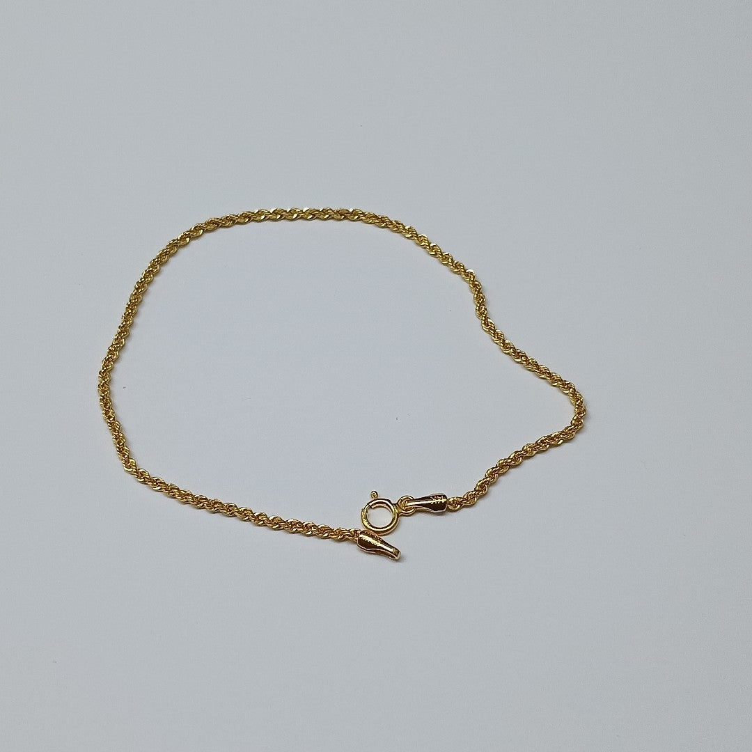 PULSERAS DAMA TORSAL ORO 14K 0.7 (NUEVO)