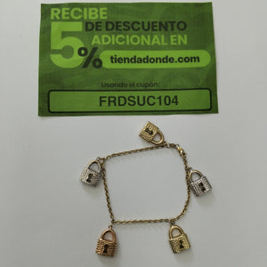 PULSERA ORO COMBINADO 10 K 4,80 GRMS (SEMINUEVO)