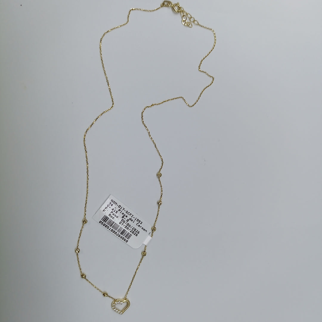 GARGANTILLAS ORO 14K 1.7 (NUEVO)