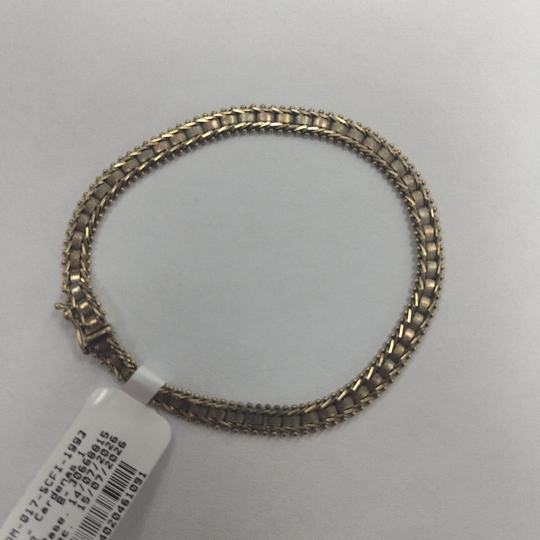 PULSERA ORO COMBINADO 14 K 8.5 GRMS (SEMINUEVO)