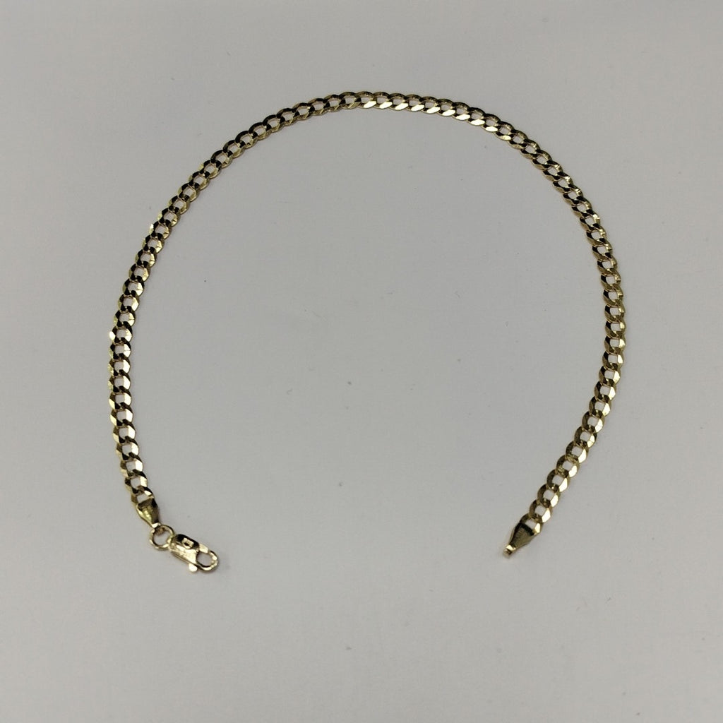 PULSERAS CABALLERO BARBADA AMARILLA ORO 14K 2.7 (NUEVO)