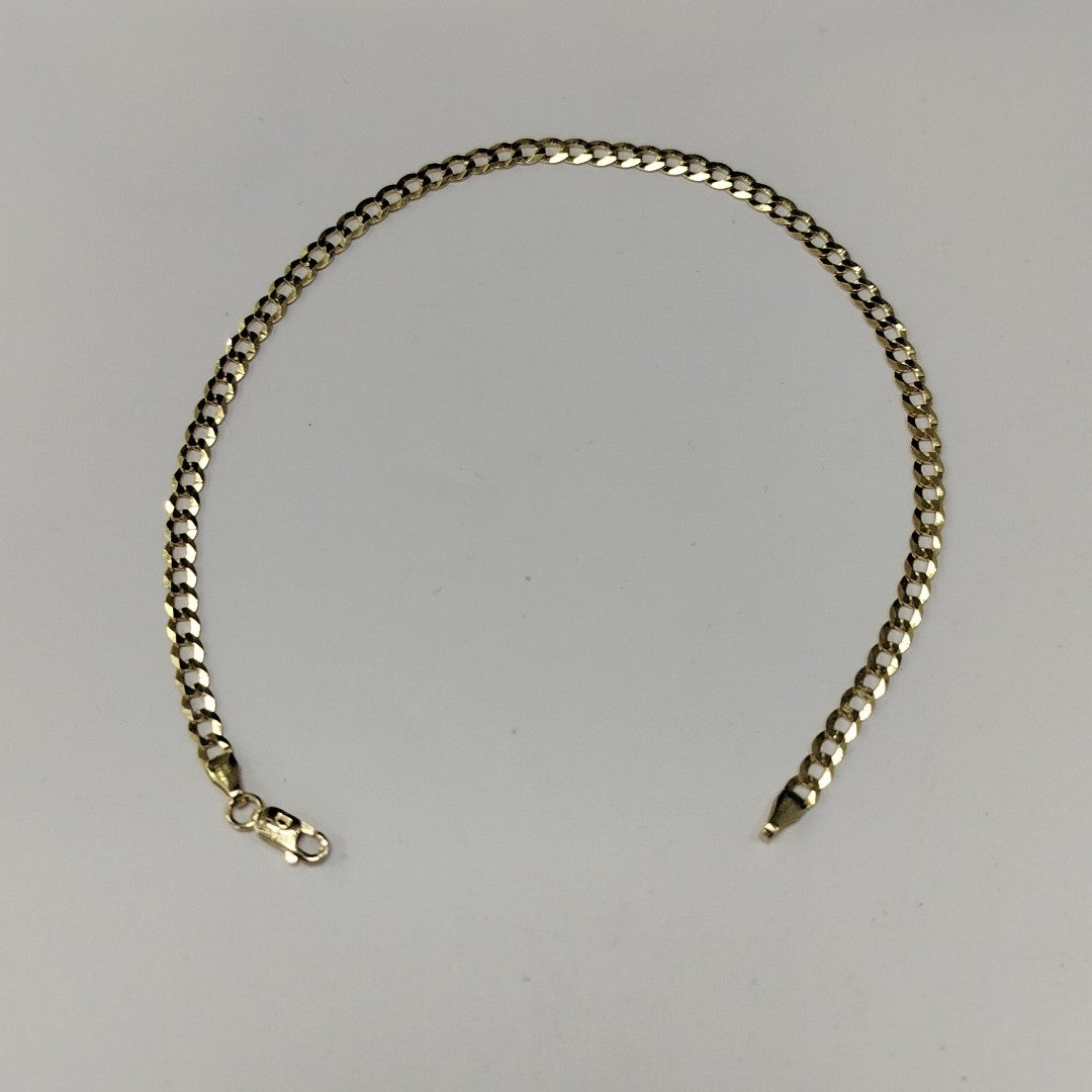 PULSERAS CABALLERO BARBADA AMARILLA ORO 14K 2.7 (NUEVO)