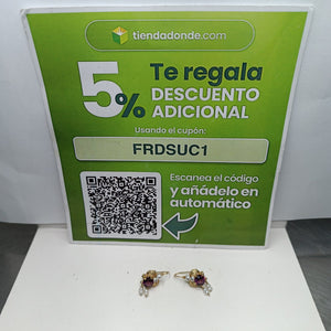 ARETES PAR ORO 10 K 2.4 GRMS (SEMINUEVO)