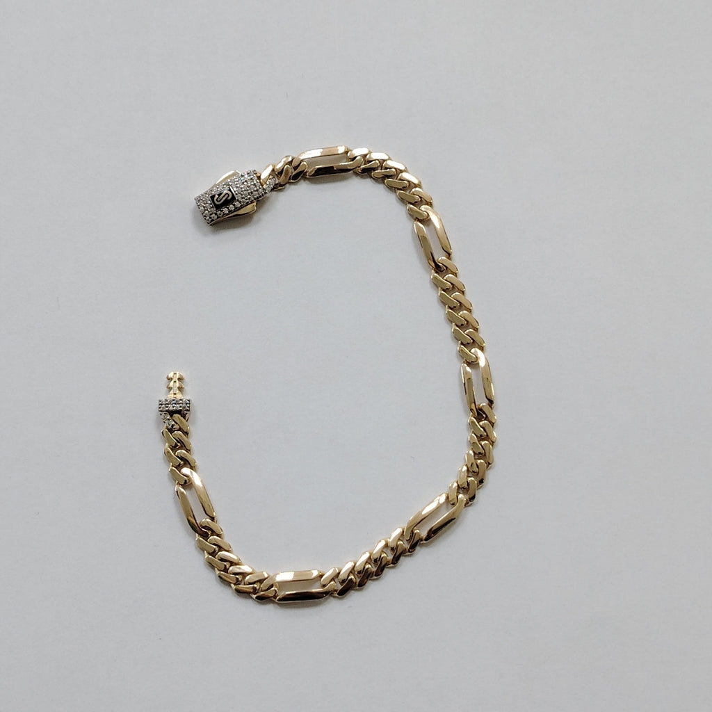 PULSERA MONACO ORO 14K 5.3 (NUEVO)