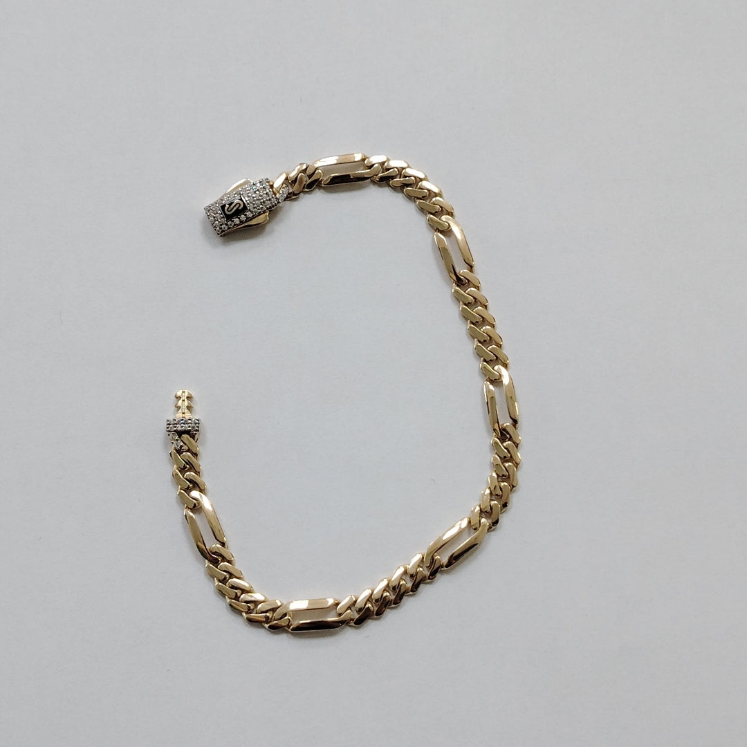 PULSERA MONACO ORO 14K 5.3 (NUEVO)