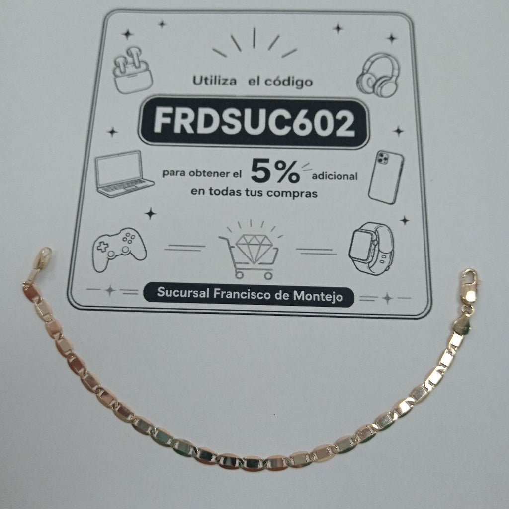 PULSERAS DAMA ORO 14K 3.8 (NUEVO)