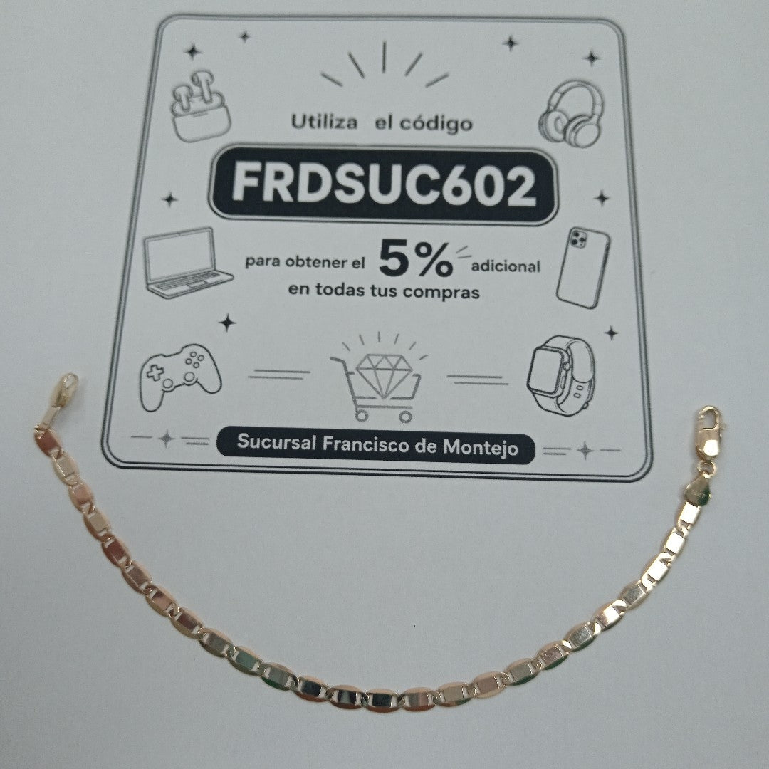 PULSERAS DAMA ORO 14K 3.8 (NUEVO)
