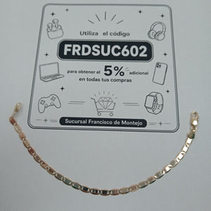 PULSERAS DAMA ORO 14K 3.8 (NUEVO)