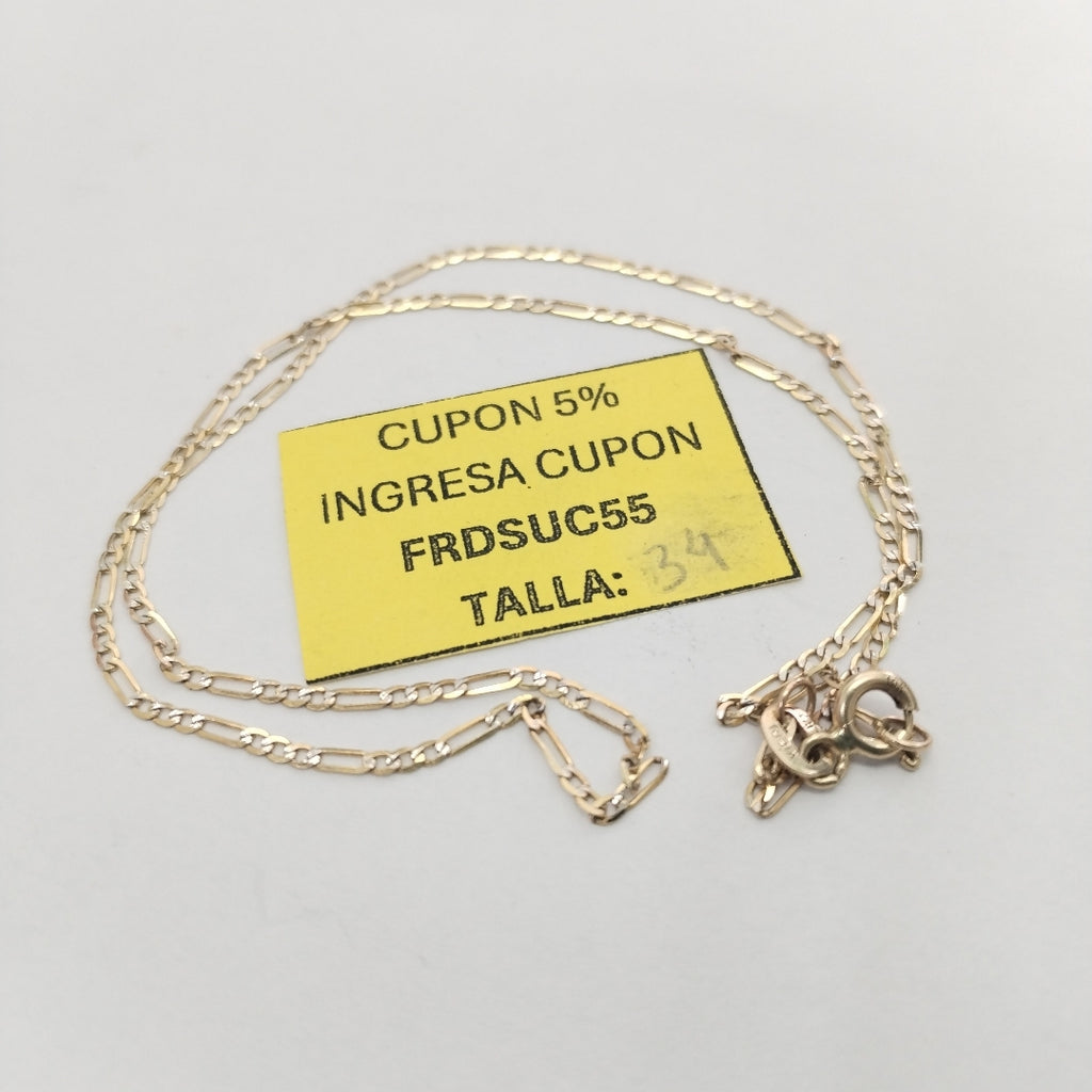 CADENA ORO 10 K 1.2 GRMS (SEMINUEVO)