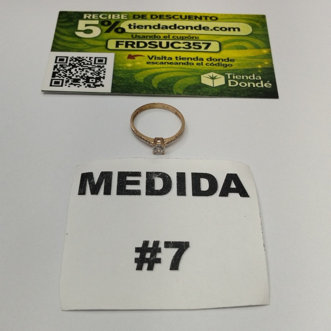 SOLITARIO ORO 14 K 1,50 GRMS (SEMINUEVO)