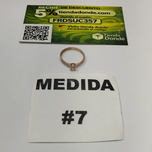 SOLITARIO ORO 14 K 1,50 GRMS (SEMINUEVO)