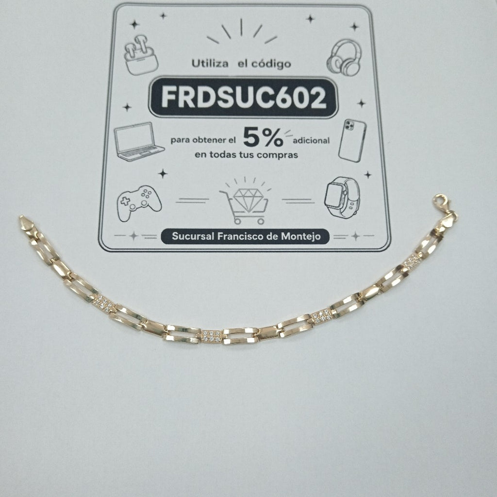 PULSERAS DAMA ORO 14K 6.9 (NUEVO)