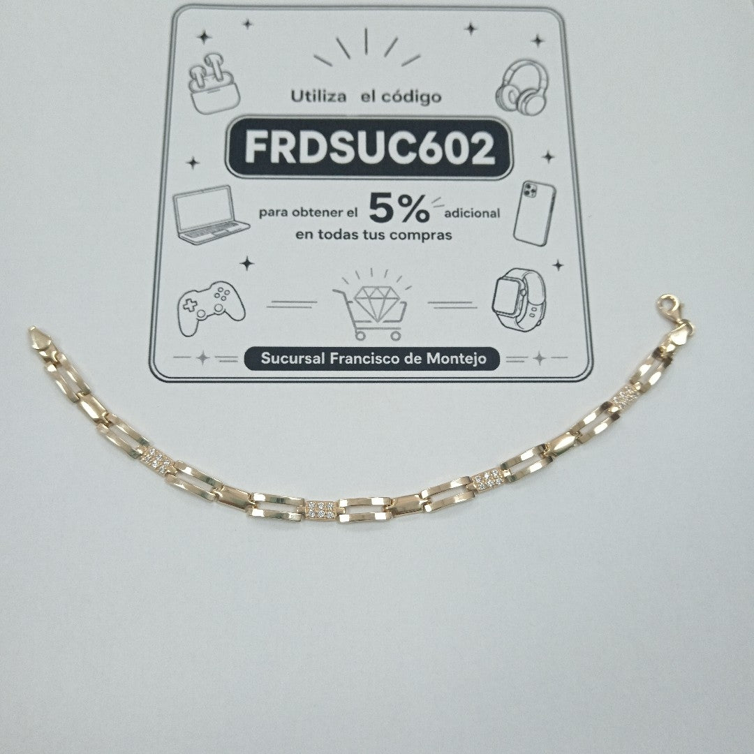 PULSERAS DAMA ORO 14K 6.9 (NUEVO)