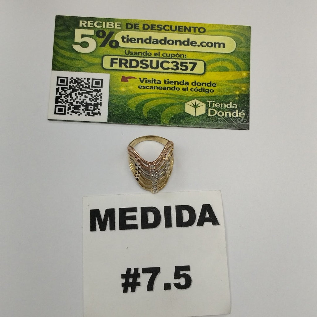 ANILLITO ORO, RODIADO 14 K 4.8 GRMS (SEMINUEVO)