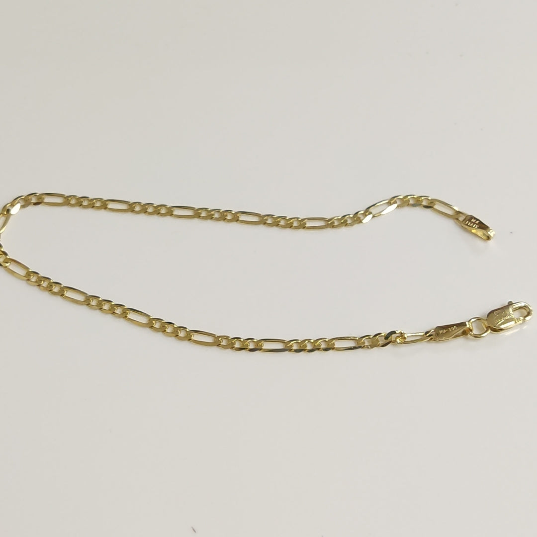 PULSERAS DAMA CARTIER 3 1 AMARILLA ORO 14K 1.9 (NUEVO)