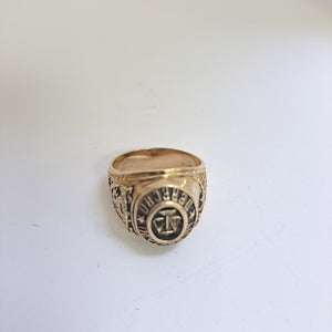 ANILLO DE GRADUACIÓN ORO 8 K 17.9 GRMS (SEMINUEVO)