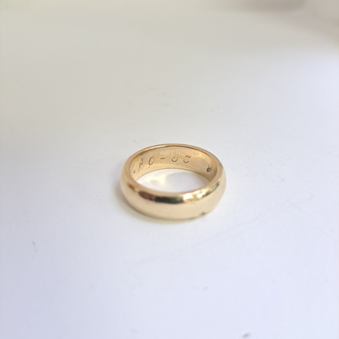ARGOLLA ORO 14 K 7,40 GRMS (SEMINUEVO)