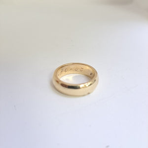 ARGOLLA ORO 14 K 7,40 GRMS (SEMINUEVO)