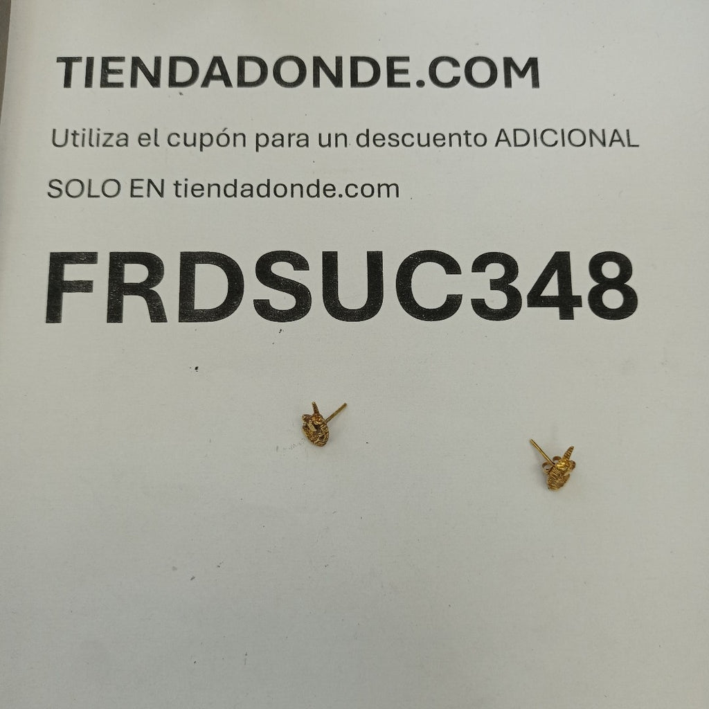 BROQUELES PAR ORO 14 K 1.5 GRMS (SEMINUEVO)