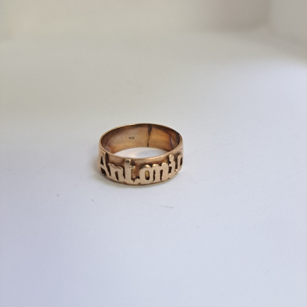 ANILLO ORO 10 K 5,00 GRMS (SEMINUEVO)