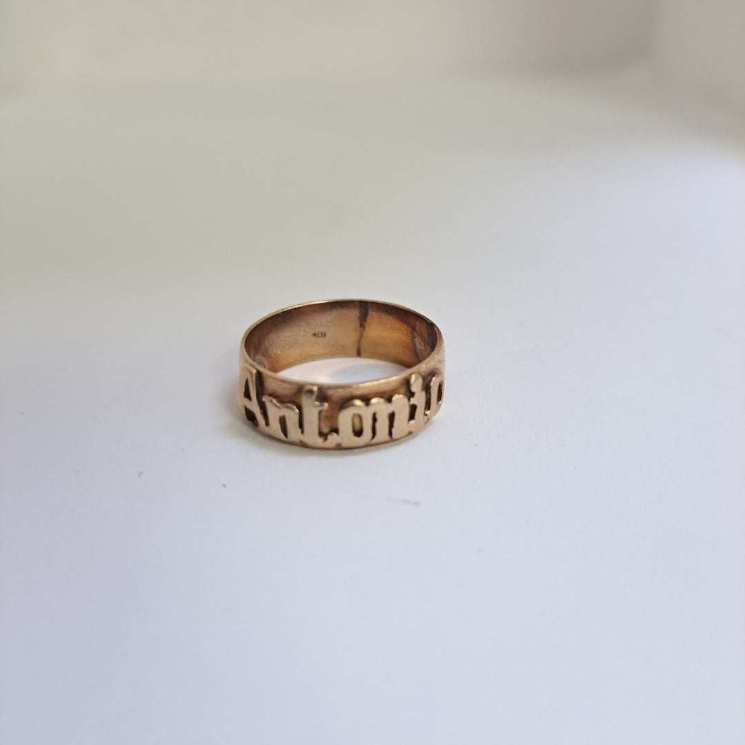 ANILLO ORO 10 K 5,00 GRMS (SEMINUEVO)