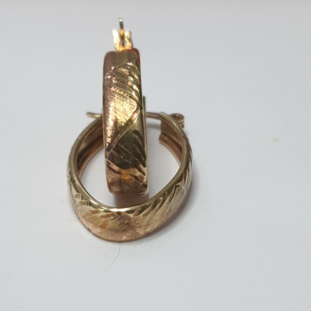 ARRACADAS PAR ORO 10 K 3,60 GRMS (SEMINUEVO)