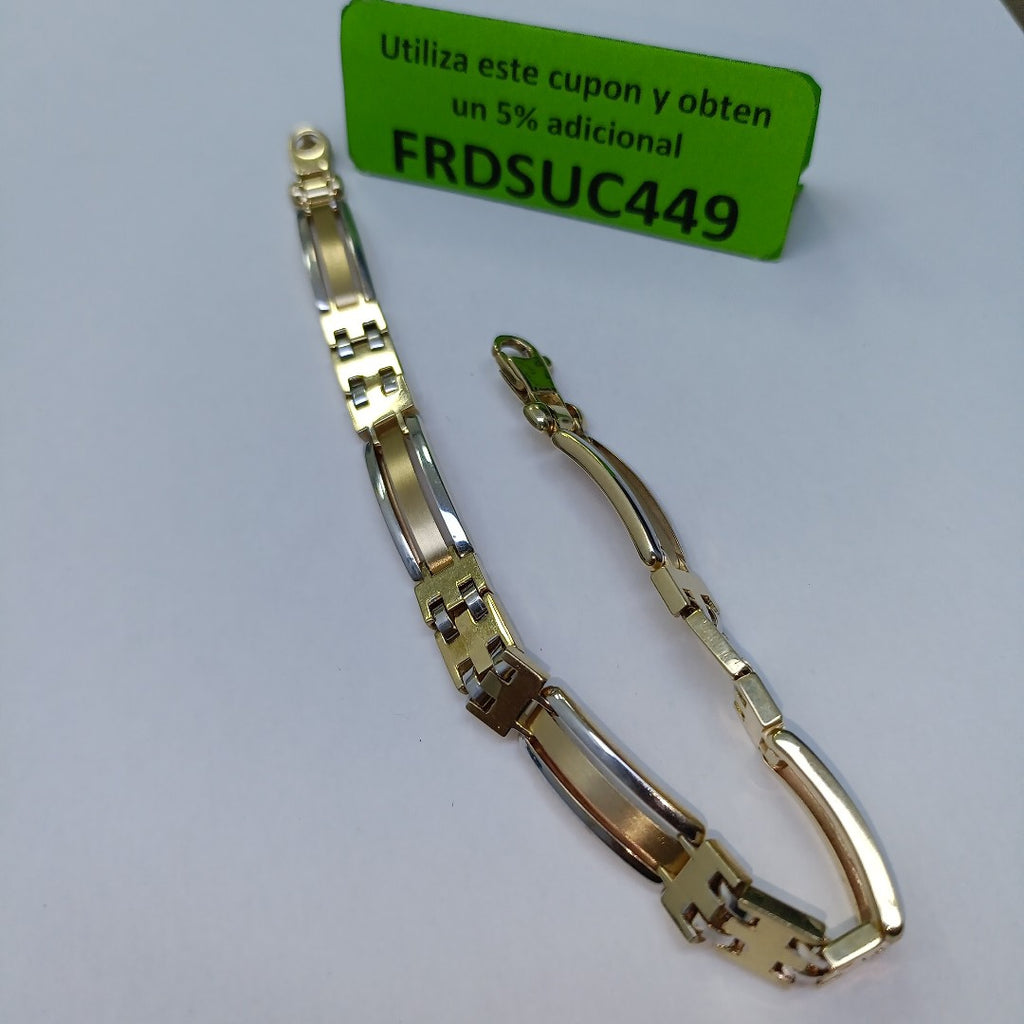 PULSERAS CABALLERO ORO 10K 13.2 (NUEVO)