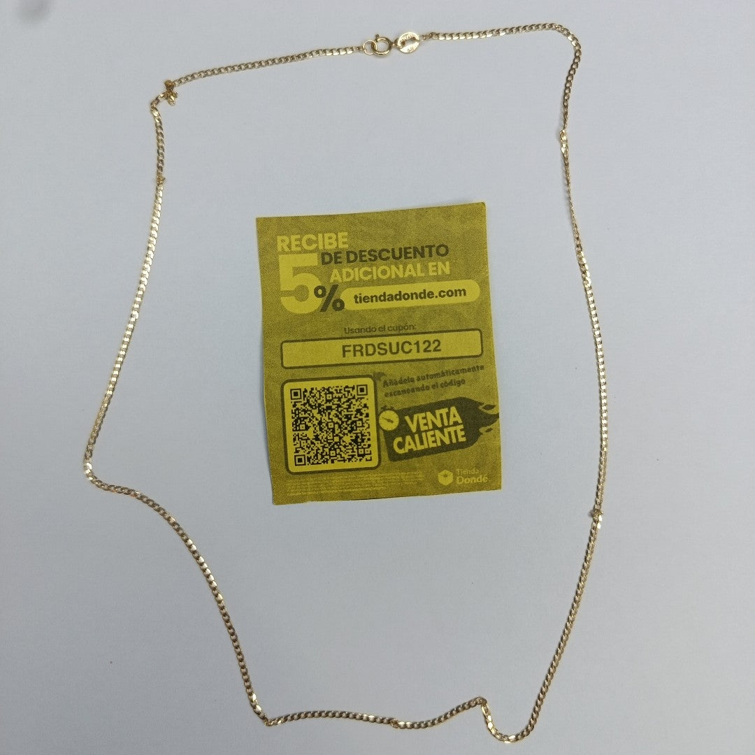 CADENAS BARBADA AMARILLA ORO 14K 2 (NUEVO)