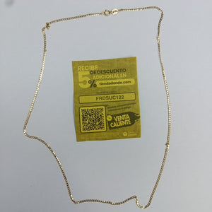 CADENAS BARBADA AMARILLA ORO 14K 2 (NUEVO)