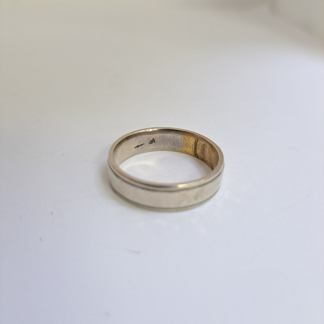 ARGOLLA ORO BLANCO 14 K 7.2 GRMS (SEMINUEVO)