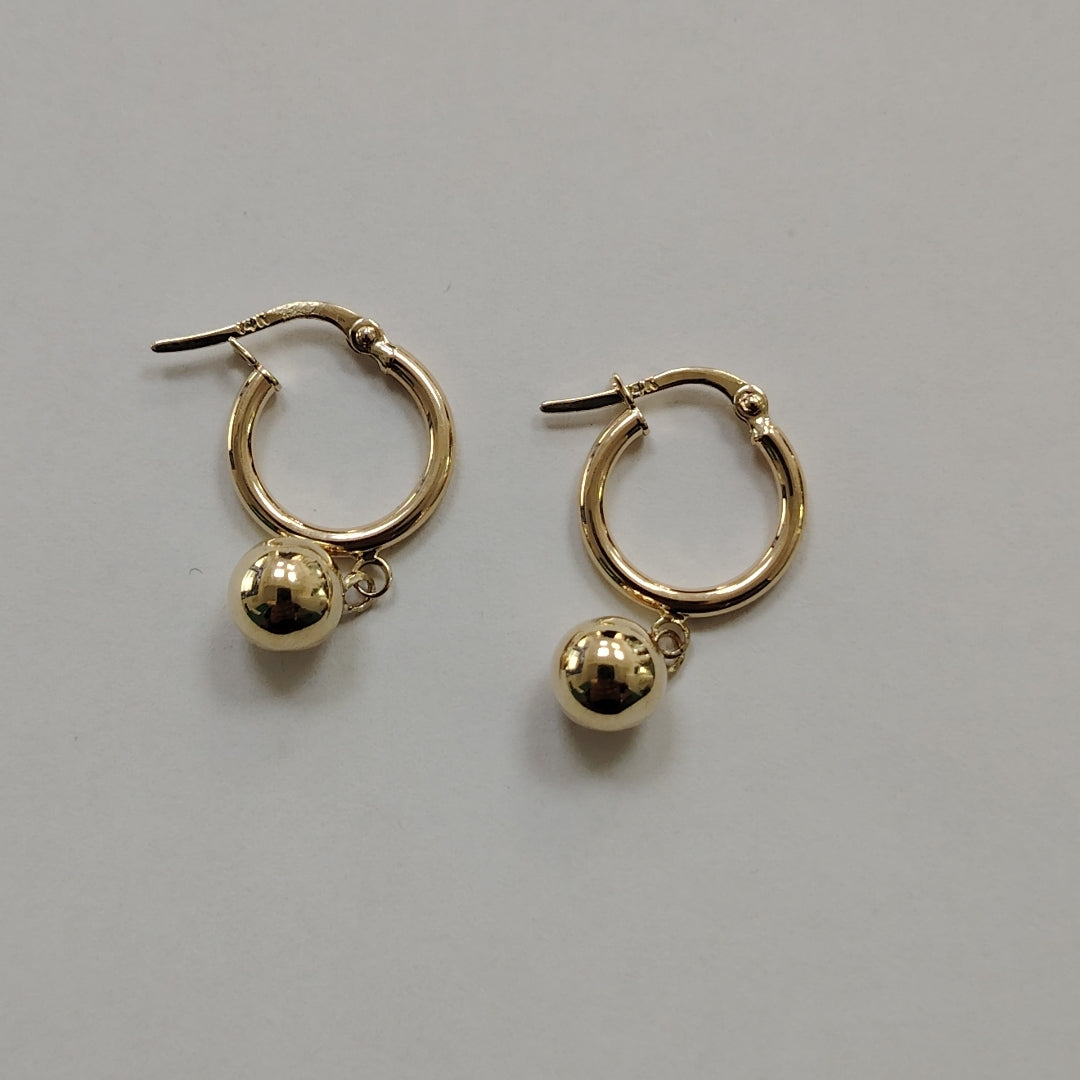 ARRACADAS ORO 14K 1.5 (NUEVO)