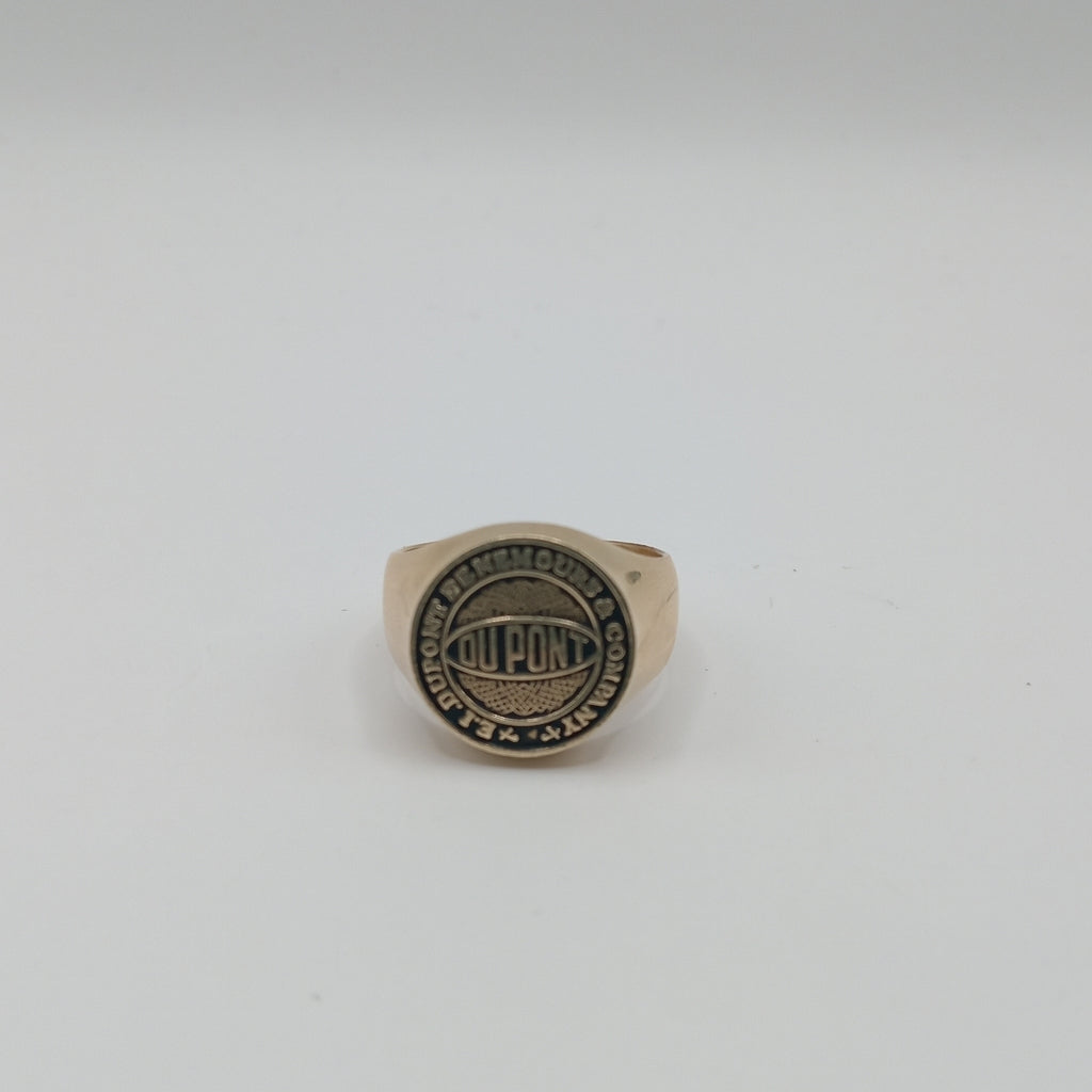 ANILLO CONMEMORATIVO ORO 14 K 9 GRMS (SEMINUEVO)