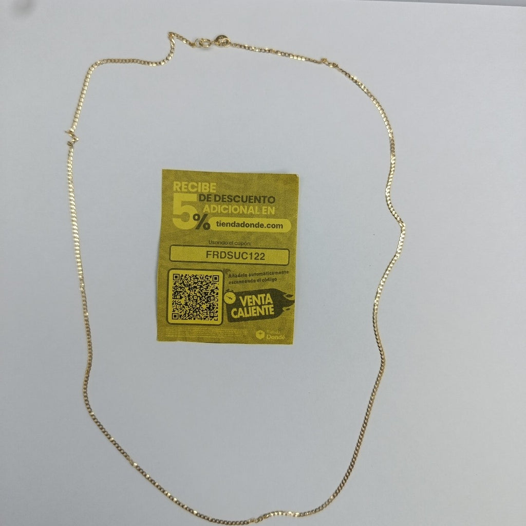 CADENAS BARBADA AMARILLA ORO 14K 2.2 (NUEVO)