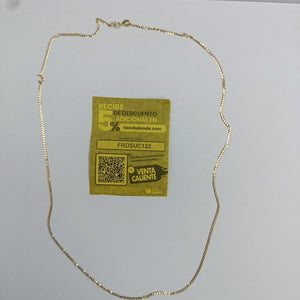 CADENAS BARBADA AMARILLA ORO 14K 2.2 (NUEVO)