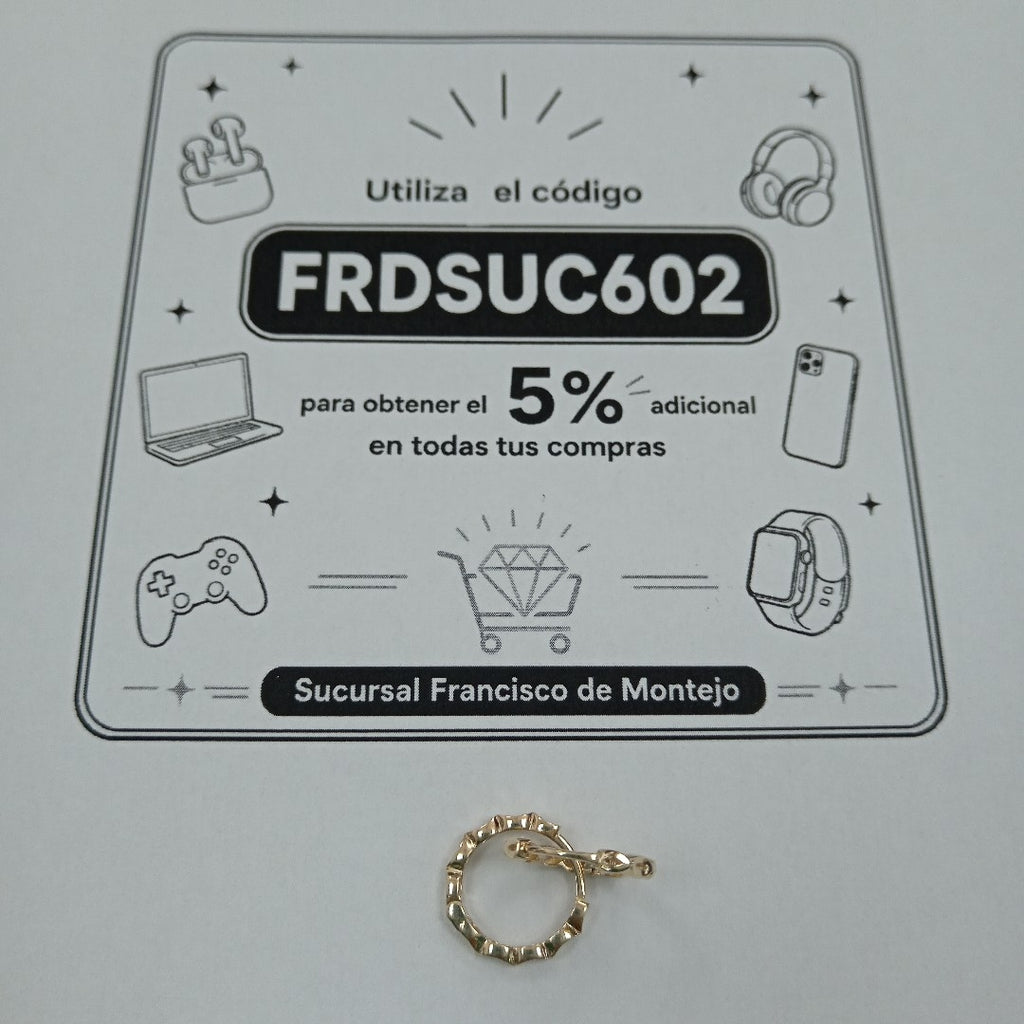 HUGGIES ORO 14K 1.9 (NUEVO)
