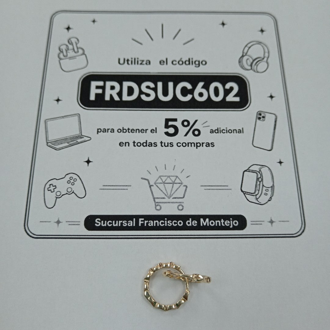 HUGGIES ORO 14K 1.9 (NUEVO)