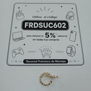 HUGGIES ORO 14K 1.9 (NUEVO)