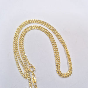 CADENAS BARBADA AMARILLA ORO 14K 1.8 (NUEVO)