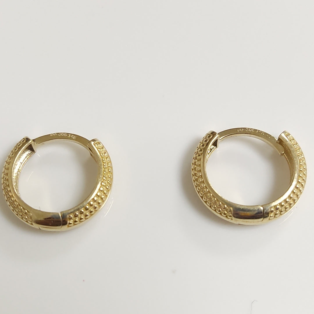 HUGGIES ORO 14K 1.9 (NUEVO)