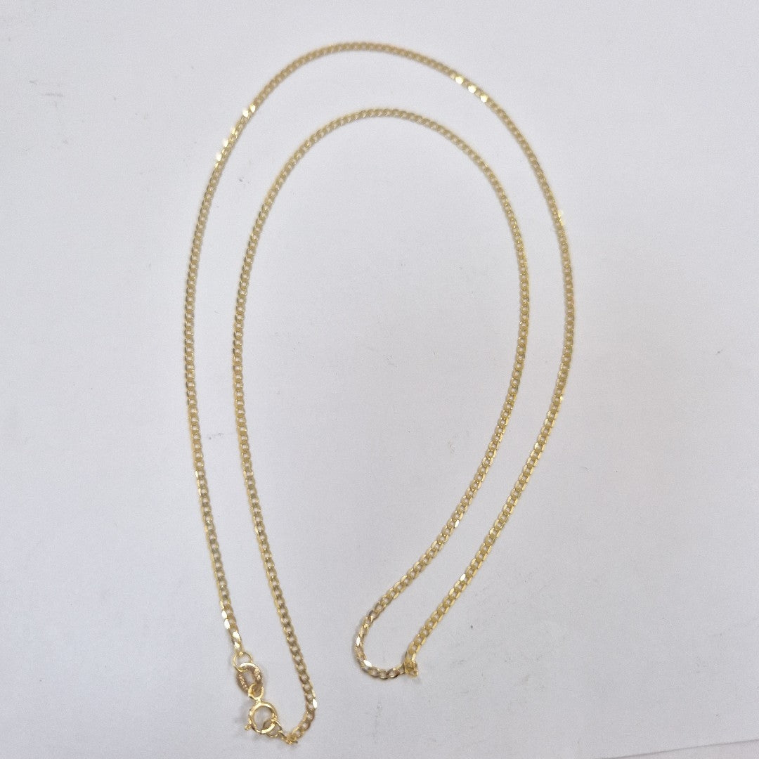 CADENAS BARBADA AMARILLA ORO 14K 2.1 (NUEVO)