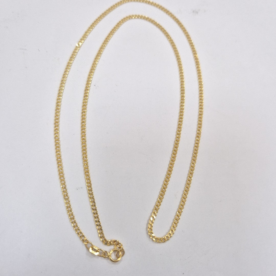 CADENAS BARBADA AMARILLA ORO 14K 2.1 (NUEVO)